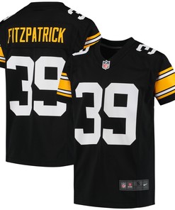 Minkah Fitzpatrick Pittsburgh Steelers Alternate Game Jersey - Black Nfl - Robokeg