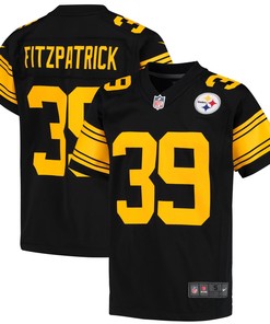Minkah Fitzpatrick Pittsburgh Steelers Color Rush Game Jersey - Black Nfl - Robokeg