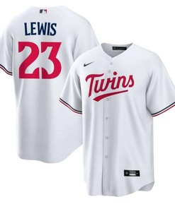 Minnesota Twins #23 Royce Lewis White Cool Base Stitched Baseball Jersey - Robokeg