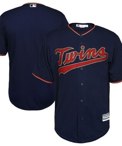 Minnesota Twins Alternate Official Cool Base Team Jersey - Navy - Robokeg
