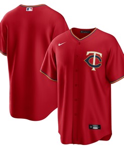 Minnesota Twins Alternate Replica Team Jersey Red Mlb - Robokeg