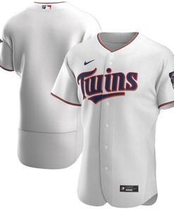 Minnesota Twins Home Authentic Team Jersey - White Mlb - Robokeg