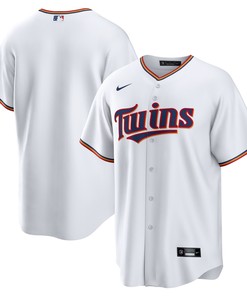 Minnesota Twins Home Blank Replica Jersey - White Mlb - Robokeg