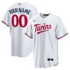 Minnesota Twins Home Custom Men Jersey - White - Robokeg