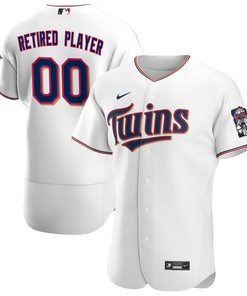 Minnesota Twins Home Pick-a-player Retired Roster Authentic Jersey - White Custom Jerseys Mlb - Robokeg