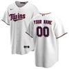 Minnesota Twins Home Replica Custom Jersey - White Custom Jerseys Mlb - Robokeg