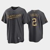 Minnesota Twins Luis Arraez 2 2022-23 All-Star Game AL Charcoal Jersey - Robokeg