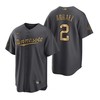 Minnesota Twins Luis Arraez Charcoal 2022-23 All-Star Game Jersey - Robokeg