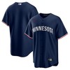 Minnesota Twins Team Logo Alternate Men Jersey - Navy - Robokeg