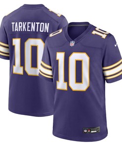 Minnesota Vikings #10 Fran Tarkenton Classic Retired Player Jersey - Purple - Robokeg