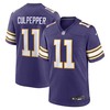 Minnesota Vikings #11 Daunte Culpepper Classic Retired Player Game Jersey - Purple - Robokeg