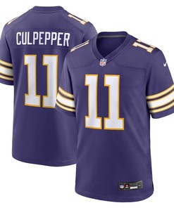 Minnesota Vikings #11 Daunte Culpepper Classic Retired Player Game Jersey - Purple - Robokeg