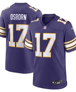 Minnesota Vikings #17 Kj Osborn Classic Player Game Jersey - Purple - Robokeg