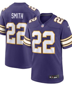 Minnesota Vikings #22 Harrison Smith Classic Player Game Jersey - Purple - Robokeg