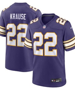 Minnesota Vikings #22 Paul Krause Classic Retired Player Jersey - Purple - Robokeg