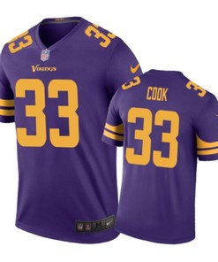Minnesota Vikings #33 Dalvin Cook Nike Color Rush Purple Jersey - Robokeg