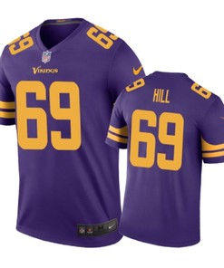 Minnesota Vikings #69 Rashod Hill Nike Color Rush Purple Jersey - Robokeg