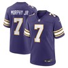 Minnesota Vikings #7 Byron Murphy Jr Classic Player Game Jersey - Purple - Robokeg