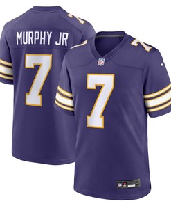 Minnesota Vikings #7 Byron Murphy Jr Classic Player Game Jersey - Purple - Robokeg
