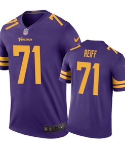 Minnesota Vikings #71 Riley Reiff Nike Color Rush Purple Jersey - Robokeg