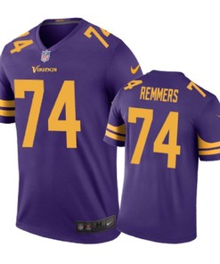 Minnesota Vikings #74 Mike Remmers Nike Color Rush Purple Jersey - Robokeg
