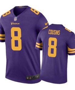 Minnesota Vikings #8 Kirk Cousins Nike Color Rush Purple Jersey - Robokeg