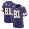 Minnesota Vikings #81 Carl Eller Classic Retired Player Jersey - Purple - Robokeg