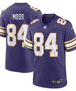 Minnesota Vikings #84 Randy Moss Classic Retired Player Game Jersey - Purple - Robokeg