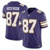 Minnesota Vikings #87 Tj Hockenson Classic Vapor Fuse Limited Jersey - Purple - Robokeg