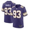 Minnesota Vikings #93 John Randle Classic Player Game Jersey - Purple - Robokeg