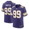 Minnesota Vikings #99 Danielle Hunter Classic Player Game Jersey - Purple - Robokeg