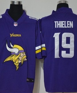 Minnesota Vikings Adam Thielen #19 Nfl 2020 Indigo Jersey - Robokeg