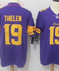 Minnesota Vikings Adam Thielen #19 Nfl 2020 Purple Jersey Jersey - Robokeg