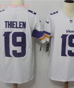 Minnesota Vikings Adam Thielen #19 Nfl 2020 White Jersey Jersey - Robokeg