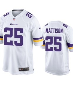 Minnesota Vikings Alexander Mattison 2019 Nfl Draft White Game Jersey - Robokeg