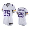 Minnesota Vikings Alexander Mattison 2019 Nfl Draft White Game Womens Jersey - Robokeg