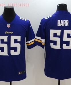 Minnesota Vikings Anthony Barr #55 Nfl 2020 Cobalt Blue Jersey Jersey - Robokeg