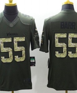 Minnesota Vikings Anthony Barr #55 Nfl 2020 Dark Grey Jersey - Robokeg