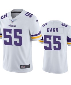 Minnesota Vikings Anthony Barr White 100th Season Vapor Limited Jersey - Robokeg