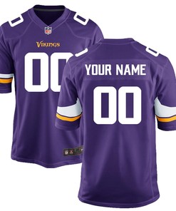 Minnesota Vikings Custom Game Jersey Custom Jerseys Nfl - Robokeg