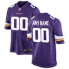 Minnesota Vikings Custom Game Jersey - Purple Custom Jerseys Nfl - Robokeg