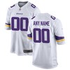 Minnesota Vikings Custom Game Jersey White Custom Jerseys Nfl - Robokeg