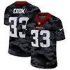 Minnesota Vikings Dalvin Cook #33 Nfl 2020 Camo Black Jersey - Robokeg