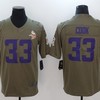 Minnesota Vikings Dalvin Cook #33 Nfl 2020 Dark Grey Jersey - Robokeg