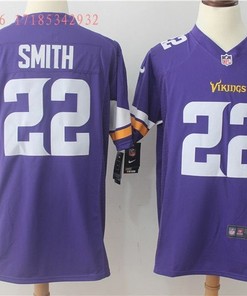 Minnesota Vikings Emmitt Smith #22 Nfl 2020 Purple Jersey Jersey - Robokeg