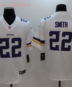 Minnesota Vikings Emmitt Smith #22 Nfl 2020 White Jersey Jersey - Robokeg