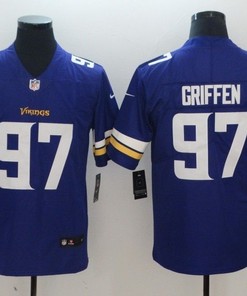 Minnesota Vikings Everson Griffen #97 Nfl 2020 Cobalt Blue Jersey Jersey - Robokeg