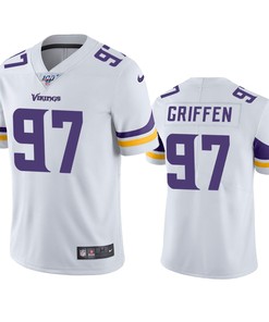 Minnesota Vikings Everson Griffen White 100th Season Vapor Limited Jersey - Robokeg