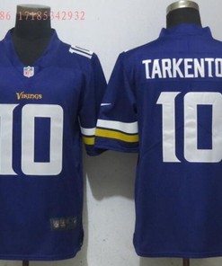 Minnesota Vikings Fran Tarkenton #10 Nfl 2020 Cobalt Blue Jersey Jersey - Robokeg