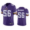 Minnesota Vikings Garrett Bradbury 2019 Nfl Draft Purple Vapor Limited Jersey - Robokeg